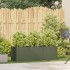 Jardinera de acero laminado en frío verde oliva 120x40x40