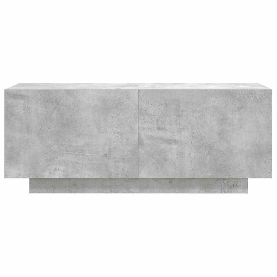 Mueble para TV contrachapada gris hormigón 100x35x40