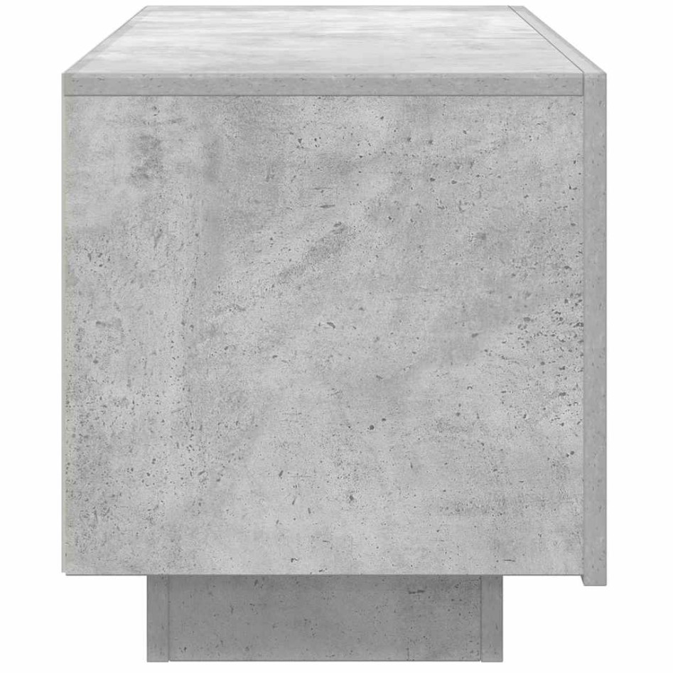 Mueble para TV contrachapada gris hormigón 100x35x40