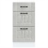 Mueble bajo de cocina Lucca madera contrachapada gris