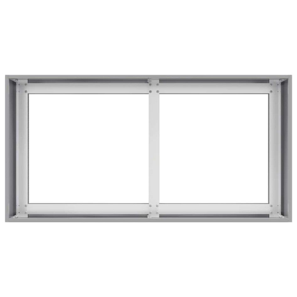 Jardinera 80x40x40 cm de acero