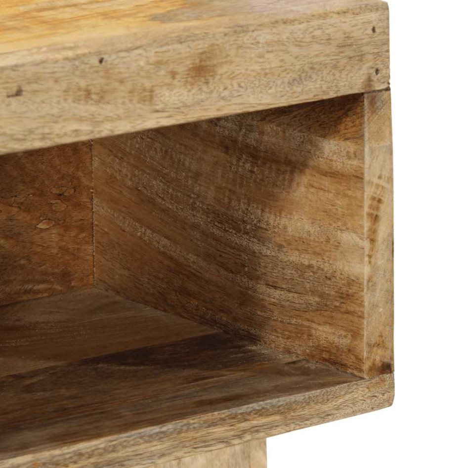 Mesita de noche madera maciza de mango 50x27x50