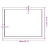 Tablero de mesa madera maciza roble sin tratar 80x60x(2-6)