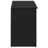 Banco zapatero madera de ingeniería negro 102x30,5x45