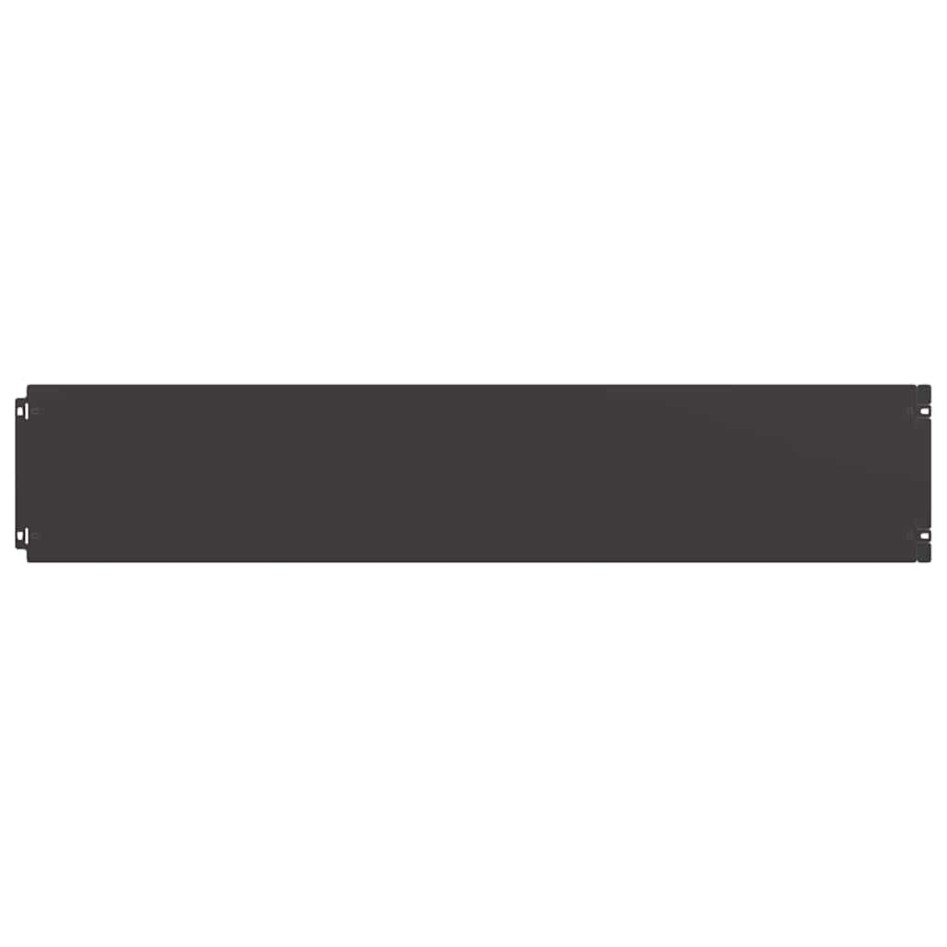 Bordes para césped 10 uds acero laminado frío negro 20x103