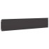Bordes para césped 10 uds acero laminado frío negro 20x103