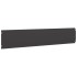 Bordes para césped 10 uds acero laminado frío negro 20x103