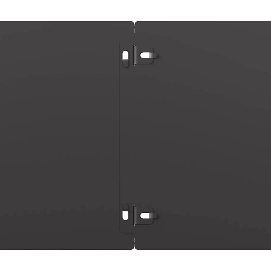 Bordes para césped 10 uds acero laminado frío negro 20x103