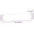 Bordes para césped 10 uds acero laminado frío negro 20x103