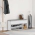 Banco zapatero madera de ingeniería blanco 102x30,5x45