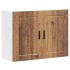 Armario de pared de cocina Porto madera vieja madera
