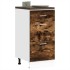Armario bajo roble ahumado 40x46x81,5 cm madera de