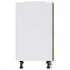 Armario bajo roble ahumado 40x46x81,5 cm madera de