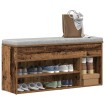 Banco zapatero madera ingeniería madera vieja 102x30,5x45 cm