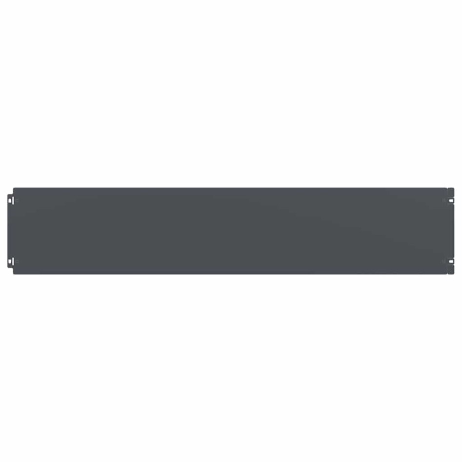 Bordes césped 10 uds antracita 20x103 cm acero laminado