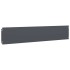 Bordes césped 10 uds antracita 20x103 cm acero laminado