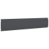Bordes césped 10 uds antracita 20x103 cm acero laminado