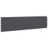 Bordes césped 10 uds antracita 25x103 cm acero laminado