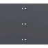 Bordes césped 10 uds antracita 25x103 cm acero laminado