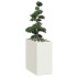 Jardinera acero blanco 40x80x80