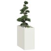 Jardinera acero blanco 40x80x80 cm
