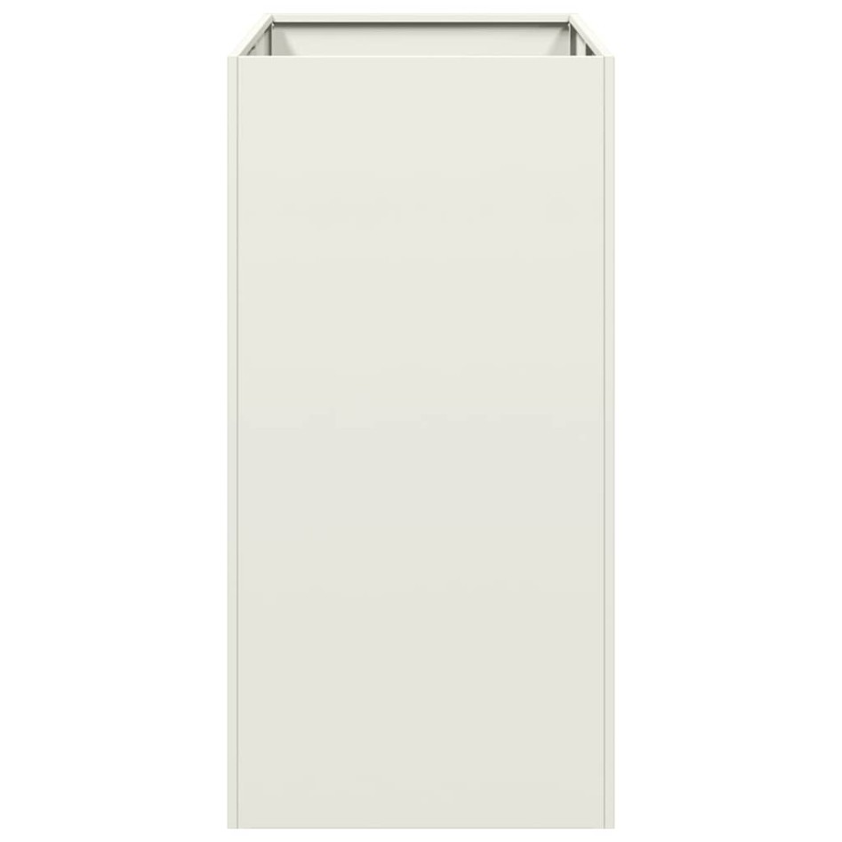 Jardinera acero blanco 40x80x80