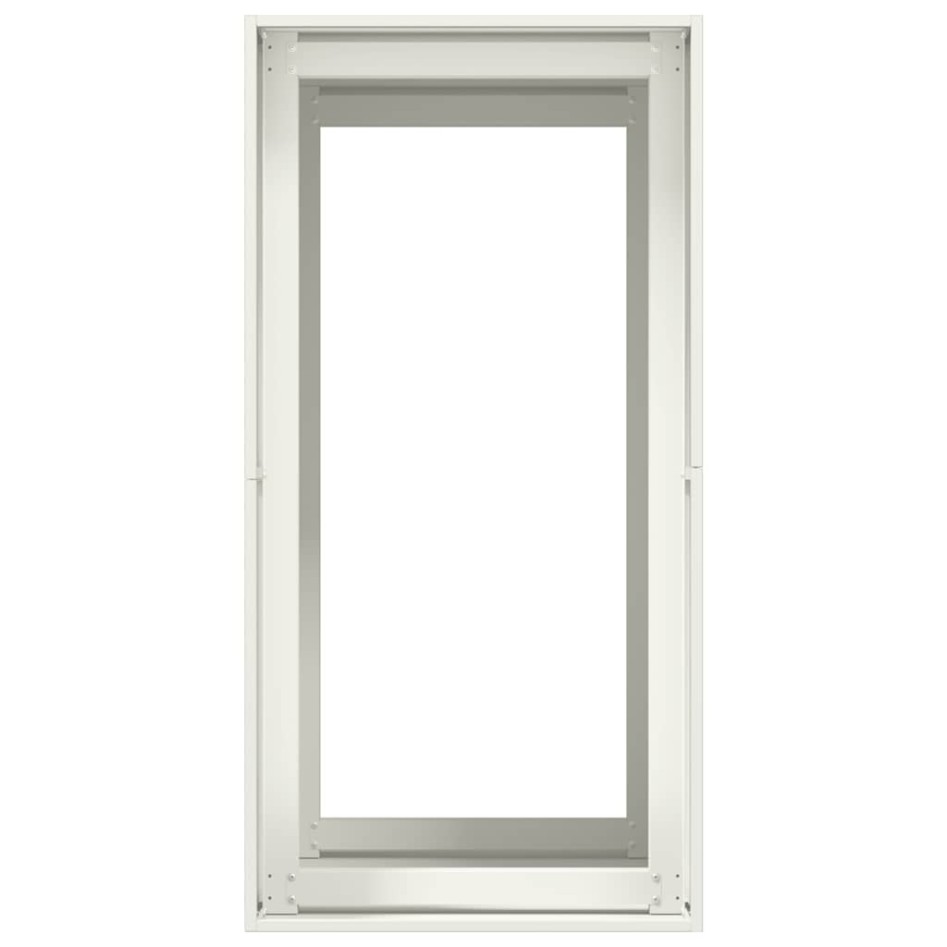 Jardinera acero blanco 40x80x80