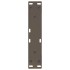 Patas para mesa centro 2 uds acero natural 30x(30-31,3)cm