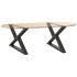 Patas para mesa de centro 2 uds acero antracita 70x(42-43,3)