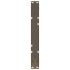 Patas para mesa centro 2 uds acero natural 50x(30-31,3)cm
