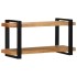 Estante de pared madera maciza de acacia 90x33x45