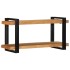 Estante de pared madera maciza de acacia 90x33x45