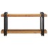 Estante de pared madera maciza de acacia 90x33x45