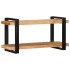 Estante de pared madera maciza de acacia 90x33x45