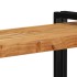 Estante de pared madera maciza de acacia 90x33x45