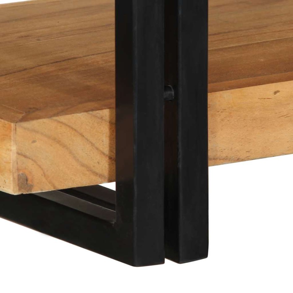 Estante de pared madera maciza de acacia 90x33x45