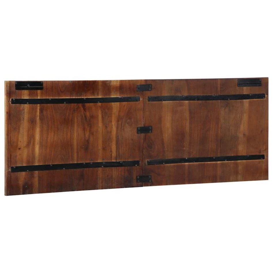 Cabecero de cama multicolor 140 cm madera maciza