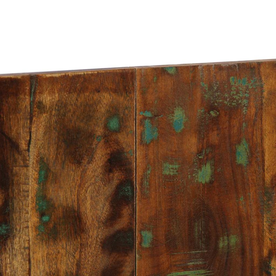 Cabecero de cama multicolor 140 cm madera maciza