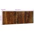 Cabecero de cama multicolor 140 cm madera maciza