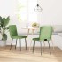 Sillas de comedor 2 unidades terciopelo verde