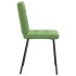 Sillas de comedor 2 unidades terciopelo verde