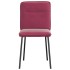 Sillas de comedor 2 unidades terciopelo rojo
