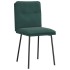 Sillas de comedor 2 unidades terciopelo verde