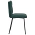 Sillas de comedor 2 unidades terciopelo verde