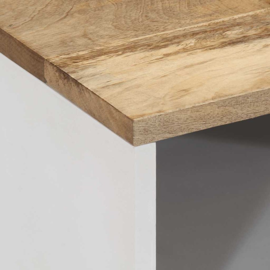 Mueble de TV madera maciza de mango 80x31,5x46