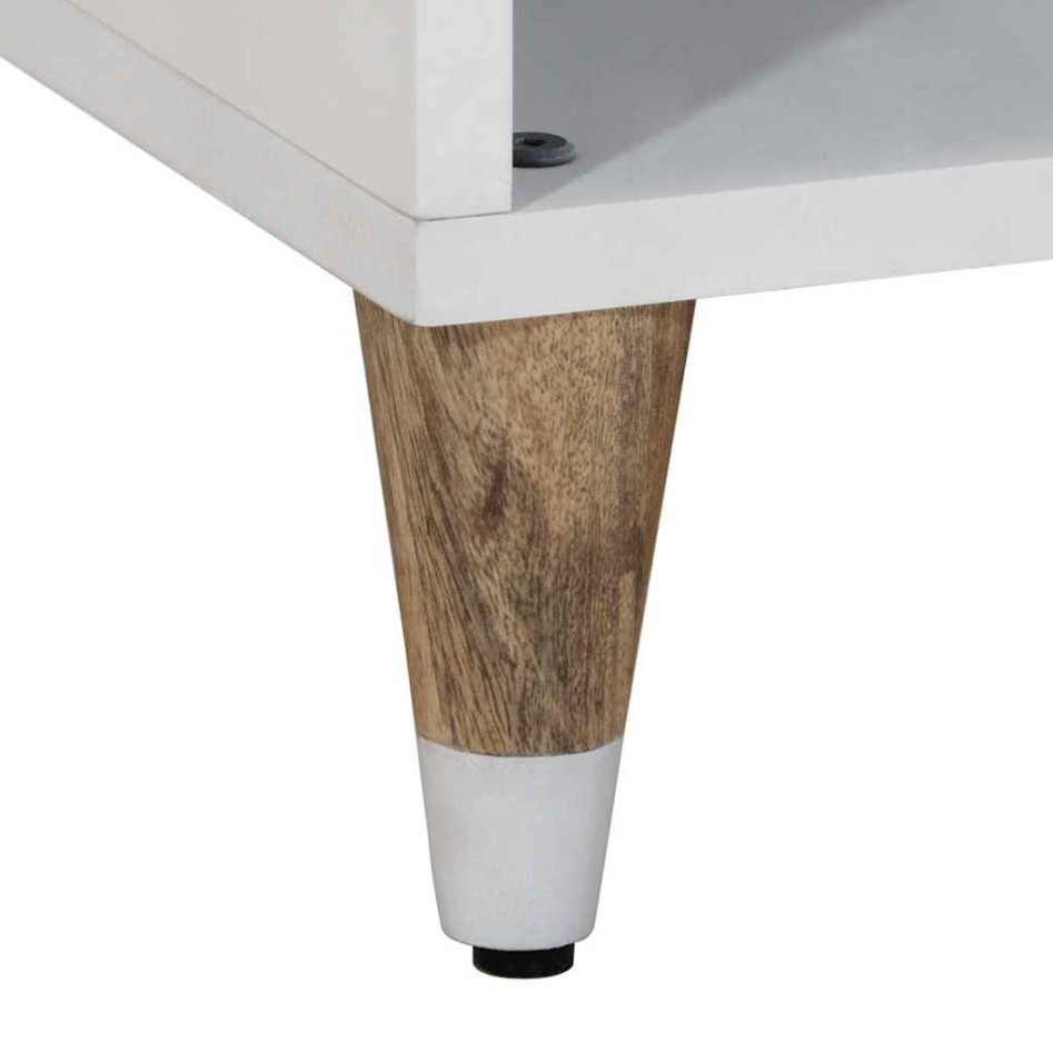 Mueble de TV madera maciza de mango 80x31,5x46