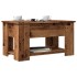 Mesa de centro madera de ingeniería madera antigua 79x49x41