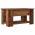 Mesa de centro madera de ingeniería madera antigua 79x49x41