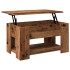 Mesa de centro madera de ingeniería madera antigua 79x49x41