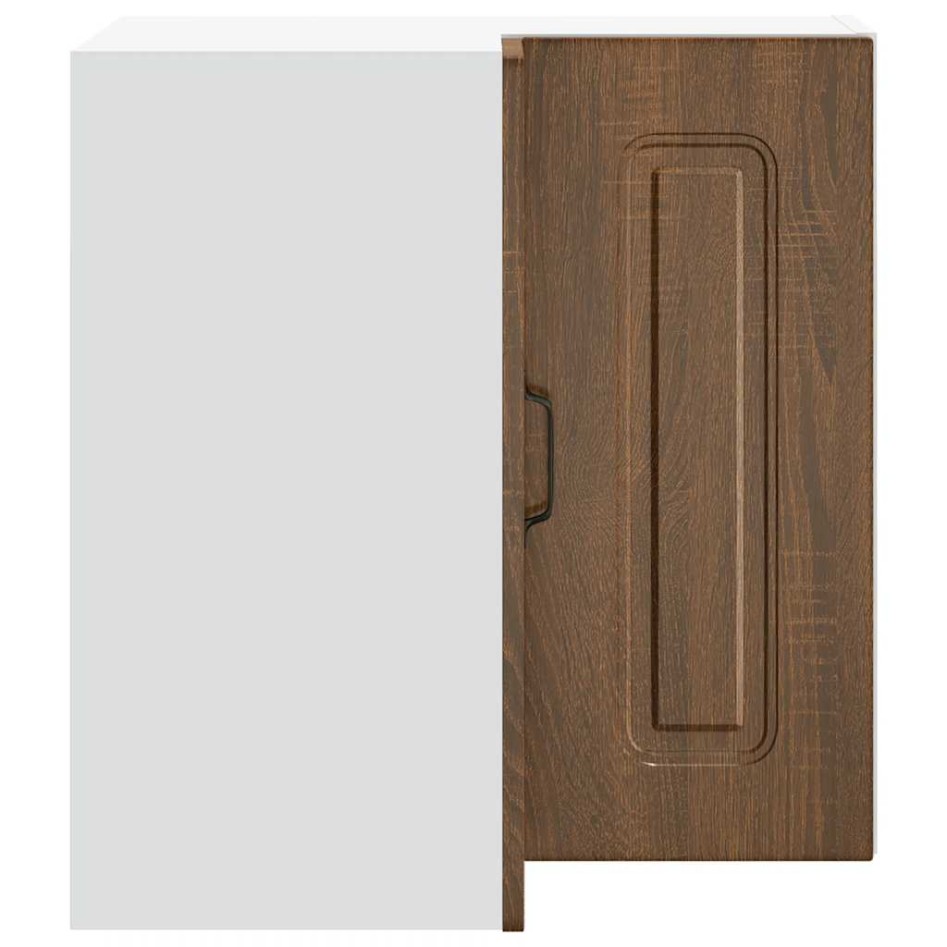 Armario de cocina de esquina de pared Kalmar roble